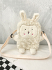 Süße Lolita Tasche Weiß Kurz Plüsch Kunstleder Polyester Lolita Zubehör
