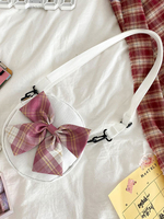 Süße Lolita Tasche Weiße Leinwand Umhängetasche Lolita Zubehör