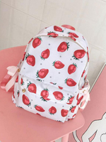 Süße Lolita Tasche Weißer Polyester Polyester Rucksack Lolita Zubehör