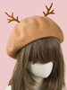 Süßer Lolita Beret Antler Wool Lolita Hut