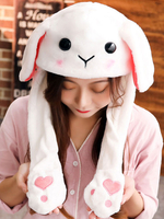 Süßer Lolita Hut Bunny Ear Flauschiges Lolita Balloon Ear