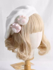 Süßer Lolita Hut Weiß Accessoire Polyester Lolita Accessoires