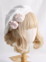 Süßer Lolita Hut Weiß Accessoire Polyester Lolita Accessoires