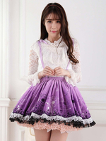 Süßer Lolita Rock Lila Löwenzahn SK Lolita Rock