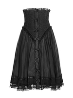 Süßer Lolita Rock Polyester mit Schleife in Schwarz
