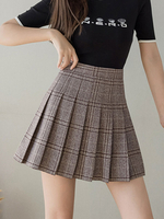Süßer Lolita Rock Tiered Khaki Polyester Sommer Täglich Lässige kurze Lolita Röcke