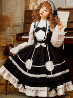 Süßes Lolita JSK Kleid Neverland Bows Rüschen Lolita Pullover Röcke