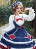 Süßes Lolita JSK Kleid Neverland Schneewittchen Schleifen Rüschen Lolita Pullover Röcke