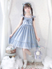 Süßes Lolita JSK Kleid Sterne Vergoldungsbögen Zinn Lolita Pullover Röcke