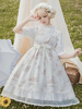 Süßes Lolita JSK Kleid Weiße Rose Kerzenhalter Lolita Pullover Röcke