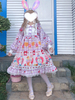 Süßes Lolita OP Kleid Nettes Häschen Nachmittagstee Rüschen Lolita Einteilige Kleider