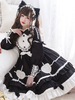 Süßes Lolita OP-Kleid Neverland Heart Patch Schleifen Rüschen Lolita Einteilige Kleider