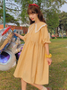 Süßes Lolita OP Kleid Plaid Kurzarm Lolita Einteilige Kleider