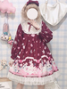 Süßes Lolita OP-Kleid Rose Cat Langarm Lolita Einteilige Kleider