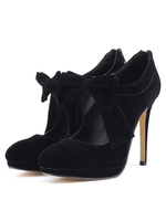 Sexy High Heels aus für Party mit Schleife Pumps für Damen