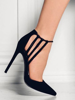 Sexy High Heels aus Plusgröße in Schwarz für Damen