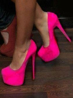 Sexy High Heels Damen Plattform Stiletto Absatz Slip On Pumps