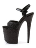 Sexy Sandalen für Frau Hasel Leder Peep Toe Stiletto Sexy Schuhe