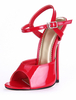 Sexy Sandaletten mit Stilettos in Rot