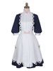 Shadows House Emilico Cosplay Kostüme Weiß Einteiliges Kleid Dienstmädchen Kleid Anime Cosplay Kostüm Komplettset