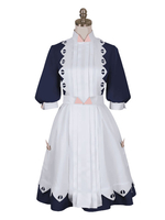 Shadows House Emilico Cosplay Kostüme Weiß Einteiliges Kleid Dienstmädchen Kleid Anime Cosplay Kostüm Komplettset