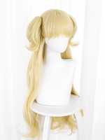 Shadows House Emilico Cosplay Perücke Blond Lange Hitzebeständige Faser Curly WIg