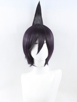 Shaman King Tao Ren Cosplay Perücken Gerade Hitzebeständige Faser Deep Purple Cosplay Perücken