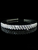 Silber Headpiece Hochzeit Strass Stirnband Haarschmuck für die Braut