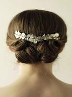 Silber Hochzeit Kamm Kopfschmuck Legierung Braut Haar Zubehör