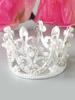 Silber Hochzeit Krone Perle Strass Kopfschmuck Braut Haarschmuck