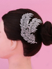 Silber Kamm Hochzeit Headpieces Blatt Braut Haarschmuck