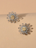 Silber Ohrstecker Aushöhlen Frauenschmuck