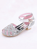 Silber Party Schuhe Glitter ausgeschnitten Criss Cross Flower Girl Schuhe