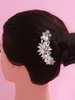 Silber Perlen Kamm Hochzeit Kopfschmuck Braut Haarschmuck