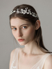 Silber Stirnband Braut Kopfschmuck Hochzeit Haarschmuck