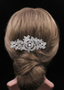 Silber Strass Kamm Legierung Haarschmuck für Hochzeit