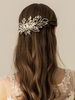 Silberhochzeit Kamm Legierung Strass Braut Haarschmuck