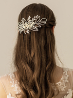 Silberhochzeit Kamm Legierung Strass Braut Haarschmuck