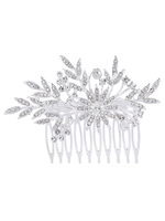 Silberhochzeit Kamm Strass Braut Haarschmuck