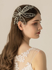 Silberhochzeit Kopfschmuck Legierung Strass Braut Haarschmuck