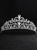 Silberhochzeit Tiara Strass Perlen Haarschmuck für die Braut