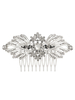Silberne Hochzeits-Kamm-Brautkopfschmuck-Rhinestone-Legierungs-Haar-Zusätze