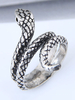 Silberne Ring Schlange Retro Geburtstagsgeschenk Schmuck