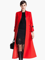 Slim Fit langen Mantel