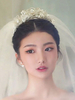 Sliver Headpiece Wedding Headwear Pearl Braut Haarschmuck