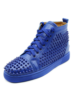 Sneaker aus Leder und Nieten im schicken & modischen Style Pump und Straßen-Style und Herren Günstiger mit rundem Vorderteil