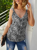 Sommer Tank Top Leopard-Druck-Sleeveless Frauen-Sommer-Tops