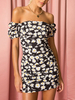 Sommerkleid Off The Shoulder Daisy Bedruckte Sommerkleider