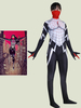 Spider Women Cosplay Overall Maskierter weißer Filmoverall Marvel Comics Cosplay Kostüm