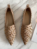 Spike Micro Wildleder Upper Loafers Pointed Toe Studded Casual Flache Schuhe